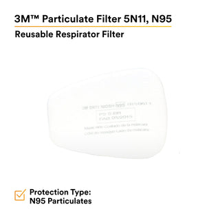 3M Particulate Filter 5N11, N95 100 EA/Case