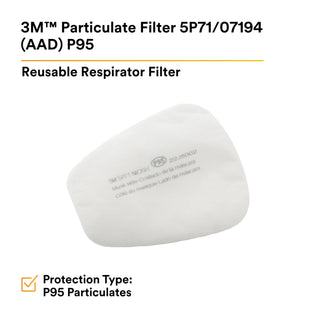 3M Particulate Filter 5P71/07194(AAD), P95, Carton of 10