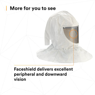 3M Hood Assembly H-412/07044(AAD), with Collar and Hardhat 1 EA/Case