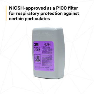 3M Particulate Filter 7093, P100 12/Carton