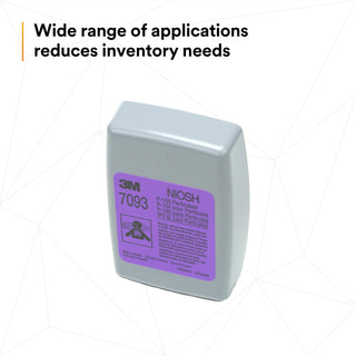 3M Particulate Filter 7093, P100 12/Carton
