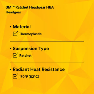 3M Ratchet Headgear H8A, 82501-00000