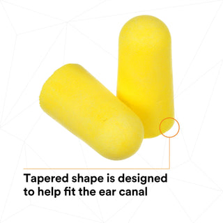 3M E-A-R TaperFit 2 Earplugs 312-1219, Uncorded, Poly Bag, RegularSize