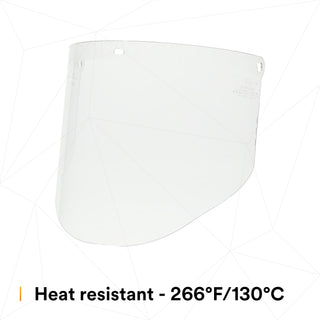 3M Clear Polycarbonate Faceshield WP96, 82701-00000, Molded