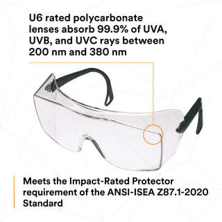 3M OX Protective Eyewear 2000, 12166-00000-20 Clear Anti-Fog Lens