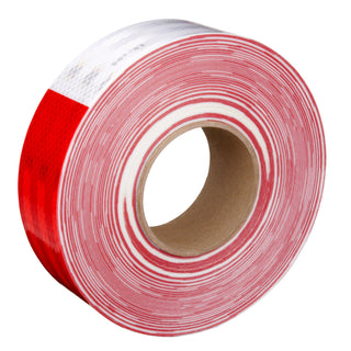 3M Diamond Grade Conspicuity Markings 983-326, Red/White, 67535, 2 inx 150 ft