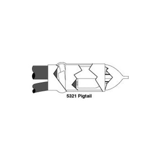 3M Motor Lead Pigtail Splice 5321, 5-8 kV, 8-4 AWG (feeder), 10-4 AWG