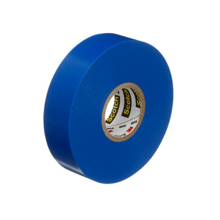 Scotch® Vinyl Color Coding Electrical Tape 35, 3/4 in x 66 ft, Blue