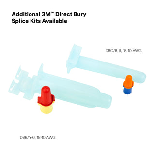 3M Direct Bury Splice Kit DBO/B-6 (Bulk), 18-10 AWG