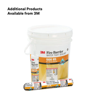 3M Fire Barrier Water Tight Sealant 1000 NS, Gray, 10.1 fl ozCartridge