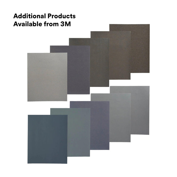 3M Wetordry Abrasive Sheet 213Q, 02040, P320, 9 in x 11 in, 50 sheets
per carton