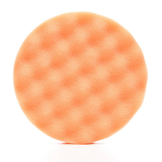 3M Finesse-it Foam Buffing Pad, 02362, 5-1/4 in, Orange Foam WhiteLoop