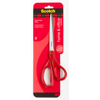 Scotch Home & Office 8 in Scissors 1408, 6/Inner, 6 Inners/cs