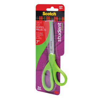 Scotch 7" Student Scissors, 1407S-MIX, 6/inner, 6 inners/case