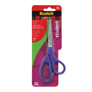 Scotch 7" Student Scissors, 1407S-MIX, 6/inner, 6 inners/case