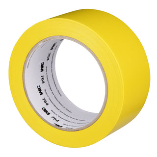 3M General Purpose Vinyl Tape 764, Yellow, 2 in x 36 yd, 5 mil, 24 Roll/Case