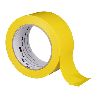 3M General Purpose Vinyl Tape 764, Yellow, 2 in x 36 yd, 5 mil, 24 Roll/Case