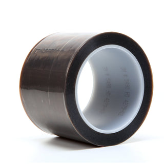3M PTFE Film Tape 5490, Brown, 3 in x 36 yd, 3.7 mil