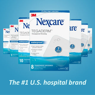 Nexcare Tegaderm Transparent Dressing H1624, 2.375 in x 2.75 in (6 cmx 7 cm)