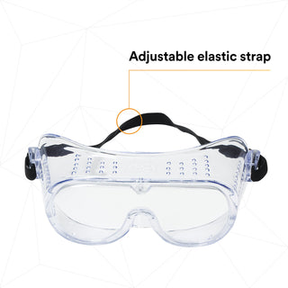 3M 332 Impact Safety Goggles Anti-Fog 40651-00000-10, Clear Anti FogLens