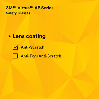 3M Virtua AP Protective Eyewear 11819-00000-20, Clear Hard Coat Lens