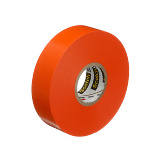 Scotch® Vinyl Color Coding Electrical Tape 35, 3/4 in x 66 ft, Orange