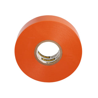 Scotch® Vinyl Color Coding Electrical Tape 35, 3/4 in x 66 ft, Orange