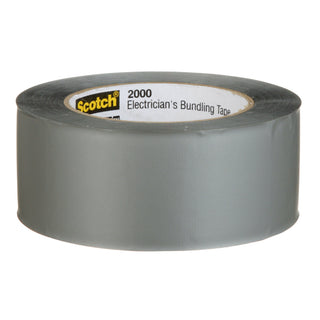 Scotch® Electricians Duct Tape 2000, 2 in x 50 yd, 12 Roll Display