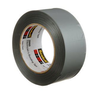 Scotch® Electricians Duct Tape 2000, 2 in x 50 yd, 12 Roll Display