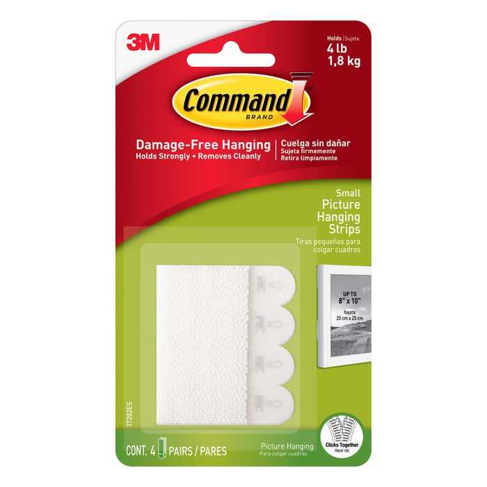 Command Small Picture Hanging Strips 17202ANZ, CMD, 9 Packs/Bag