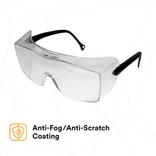 3M OX 2000 Protective Eyewear 12163-00000-20, Clear AF Lens