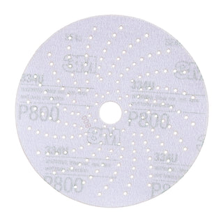 3M Hookit Purple Clean Sanding Disc 334U, 30760, 6 in, P800 grade