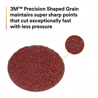 3M Cubitron II Roloc Fibre Disc 982C, 60+, TSM, Red, 2 in, Die
RS200PM