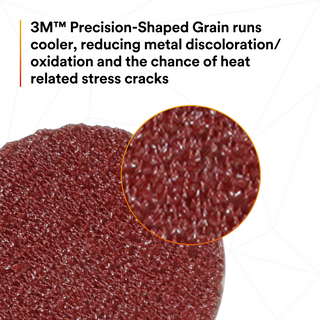 3M Cubitron II Roloc Fibre Disc 982C, 60+, TSM, Red, 2 in, Die
RS200PM