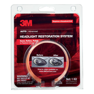 3M Headlight Lens Restoration System, 39008