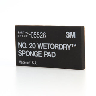 3M Wetordry Sponge Pad 20, 05526, 5 1/2 x 2-3/4 in x 3/8 in