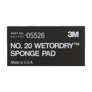 3M Wetordry Sponge Pad 20, 05526, 5 1/2 x 2-3/4 in x 3/8 in