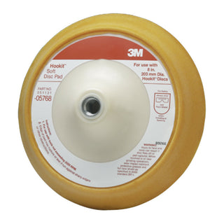 3M Hookit Soft Disc Pad, 05768, 8 inch