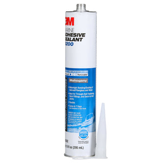 3M Marine Adhesive Sealant 5200, Mahogany, 295 mL Cartridge