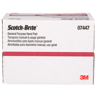 Scotch-Brite Hand Pad 7447, HP-HP, A/O Very Fine, Maroon, 6 in x 9 in, 20/Inner