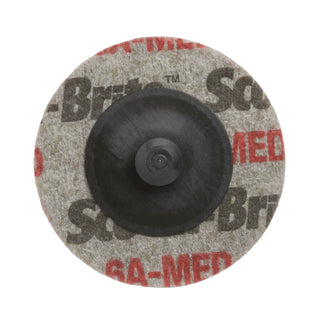 Scotch-Brite Roloc EXL Unitized Wheel, XL-UR, 6A Medium, TR, 2 in