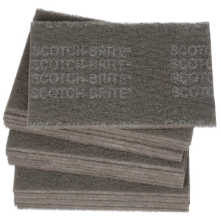 Scotch-Brite Hand Pad 7448, HP-HP, SiC Ultra Fine, Gray, 6 in x 9 in