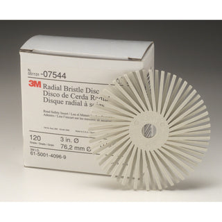 Scotch-Brite Radial Bristle Disc, 9/16 in x 1/16 in P400