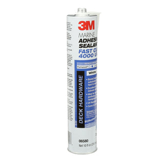 3M Marine Adhesive Sealant 4000 UV, PN06580, White, 295 mL Cartridge