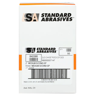 Standard Abrasives Quick Change Surface Conditioning GP Disc, 840388,A/O MED, TR