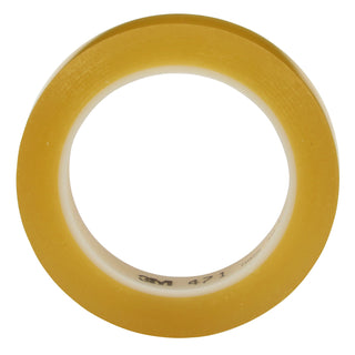 3M Vinyl Tape 471, Transparent, 3/4 in x 36 yd, 5.2 mil