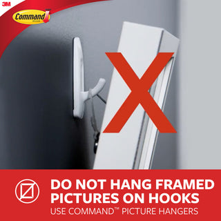 Command Traditional Hook 17051BN-B Medium Brushed Nickel