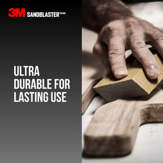 3M SandBlaster EDGE DETAILING Sanding Sponge, 9560 ,100 grit