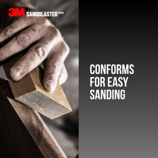 3M SandBlaster Advanced Sanding Sanding Sponge, 20907-180 ,180 grit