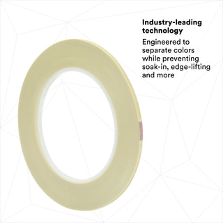 Scotch® Fine Line Tape 218, Green, 1/8 in x 60 yd, 5.0 mil